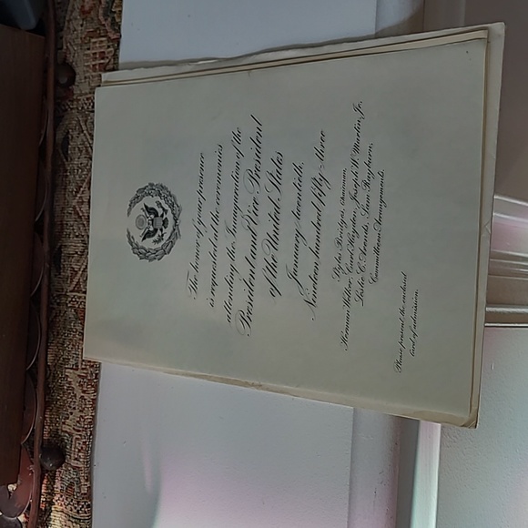 1953,1957 Presidential Inauguration Program - Picture 2 of 3